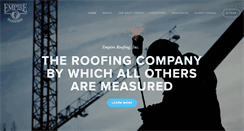 Desktop Screenshot of empireroofing.com